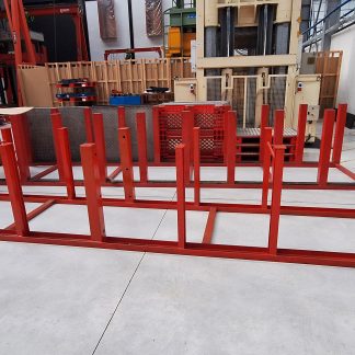 Estrutura para armazenar placas, materiais ou chapas