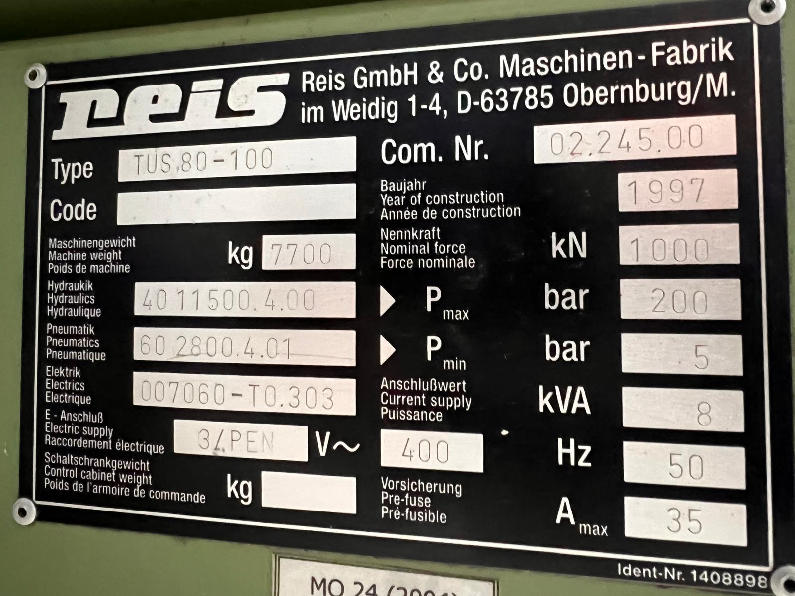 Prensa de ajustar moldes REIS - Image 4